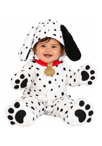Plush Dalmatian Puppy Jumpsuit Infant Costume upd