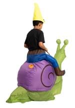 Inflatable Child Grumpy Snail Ride-On Costume Alt 2