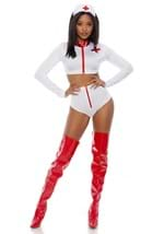 Women's Rescue Me Nurse Costume Alt 3