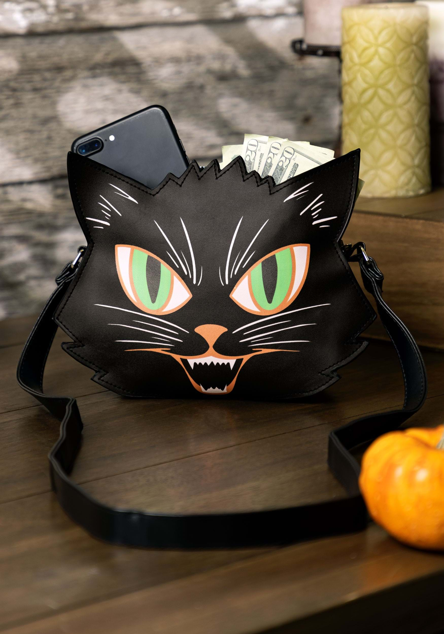 black cat purse 0