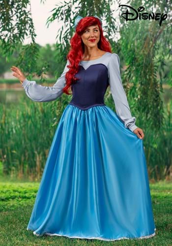 Adult Ariel Blue Dress Costume-2