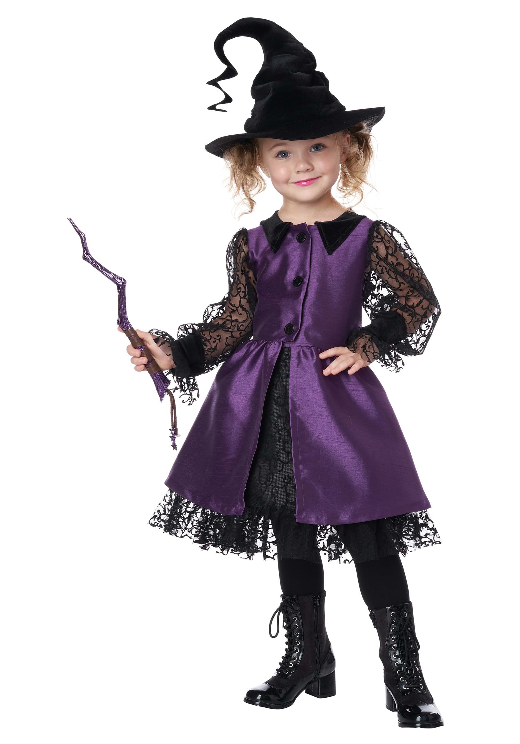 Best Girl in Halloween Witch Dress Up Illustration download in PNG & Vector  format
