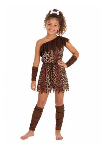Prehistoric Cave Girls Costume New Main