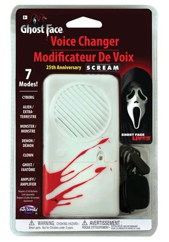 Ghost Face 25th Anniversary Deluxe Voice Changer UPD