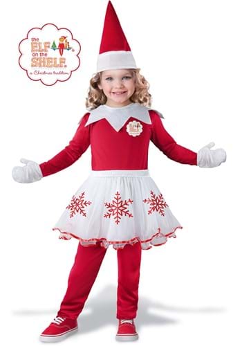 Girls Elf on Shelf Toddler Costume