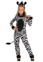 Girl's Zebra Costume Alt 4