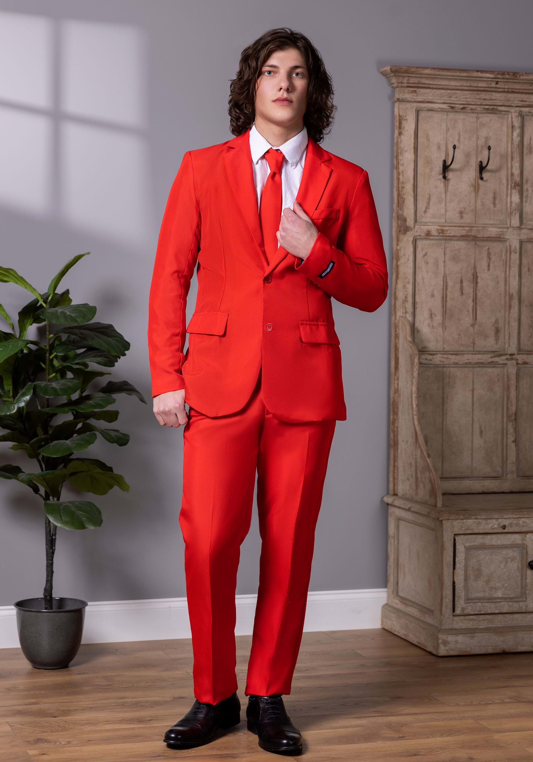 Men's Suit MAX Wine Red 3-Piece – Garrison Suits