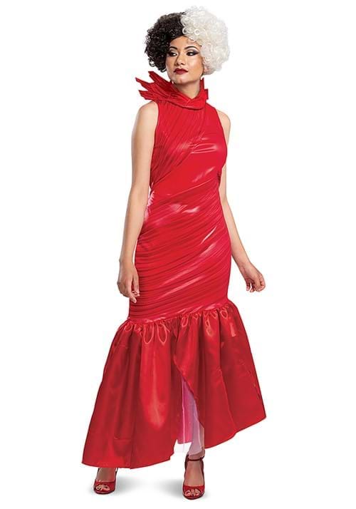 Cruella Adult Red Dress Classic Costume