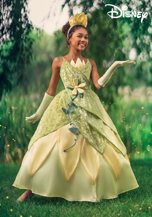 Girls Deluxe Tiana Costume-2