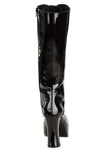 Women's Sexy Black Faux Leather Knee High Boots Alt 3