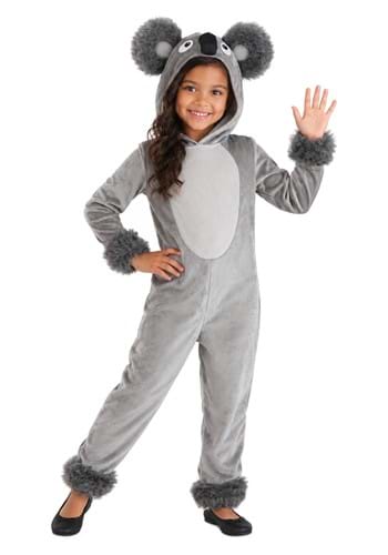 Hooded Koala Girls Costume New Main