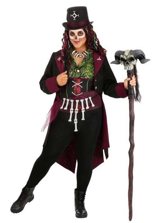 Womens Plus Voodoo Queen Costume