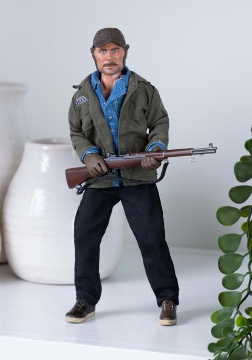 Jaws 8” Scale Sam Quint Clothed Collectible Action Figure Jaws