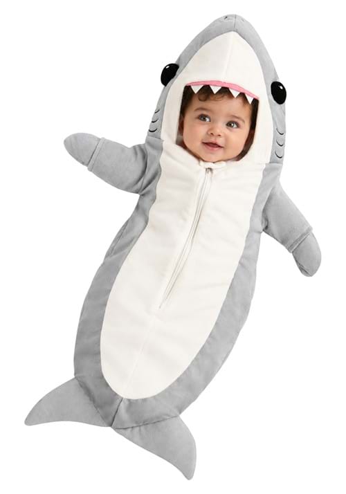 Infant Swimming Shark Bunting Costume New Main