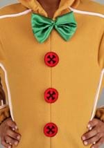 Gingerbread Man Onesie Costume for Toddlers Alt 2