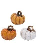 Set of 3 Resin 4 Pumpkins