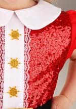 Girls Christmas Santa Toddler Costume Dress Alt 3