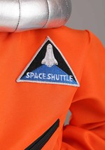 Toddler Orange Astronaut Jumpsuit Costume Alt 3