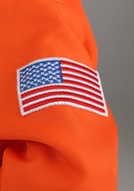 Toddler Orange Astronaut Jumpsuit Costume Alt 6