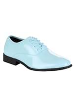 Adult Powder Blue Shiny Tuxedo Shoe Alt 1