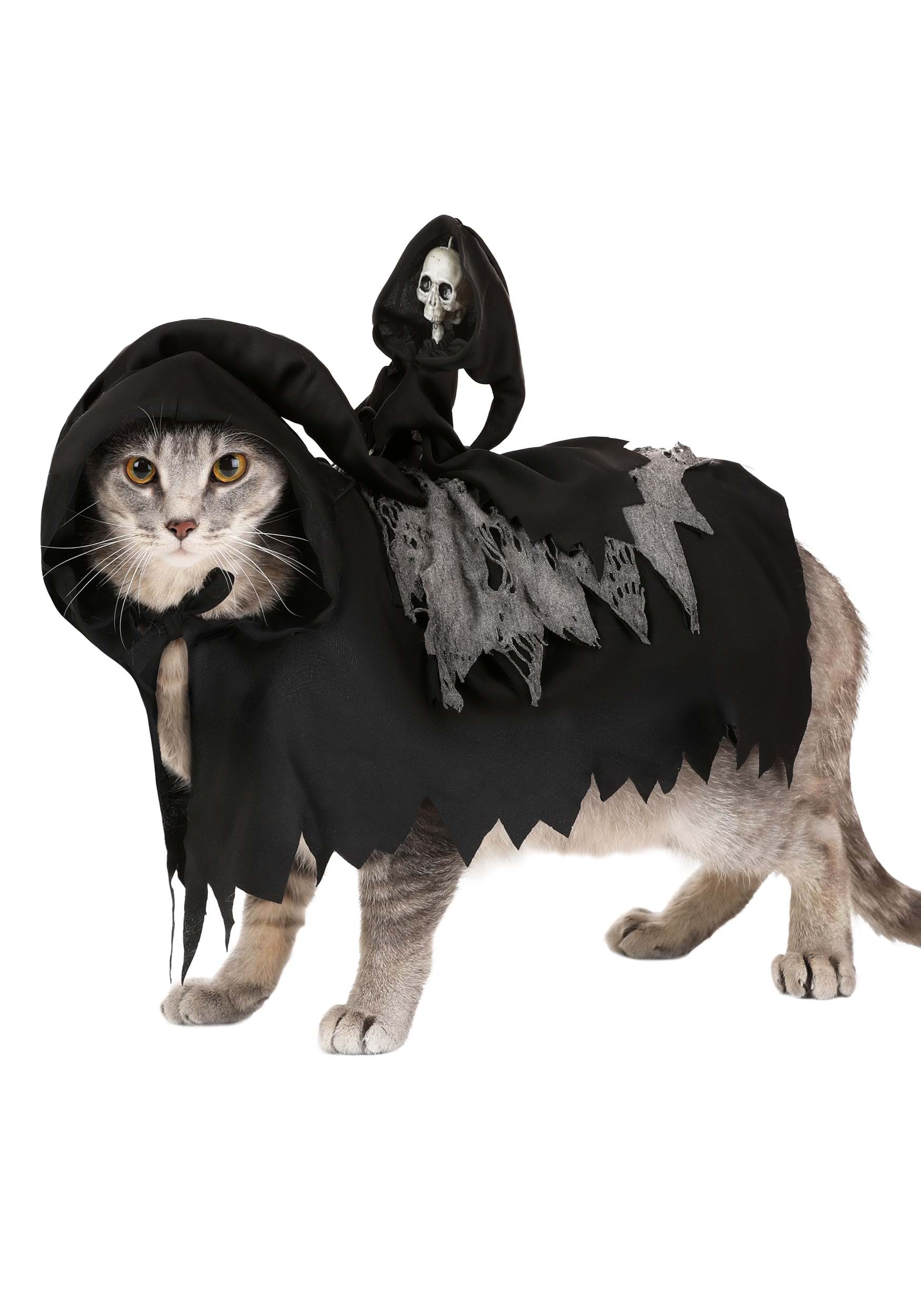 Grim Reaper with Pets - Paint by Number Halloween Pictures