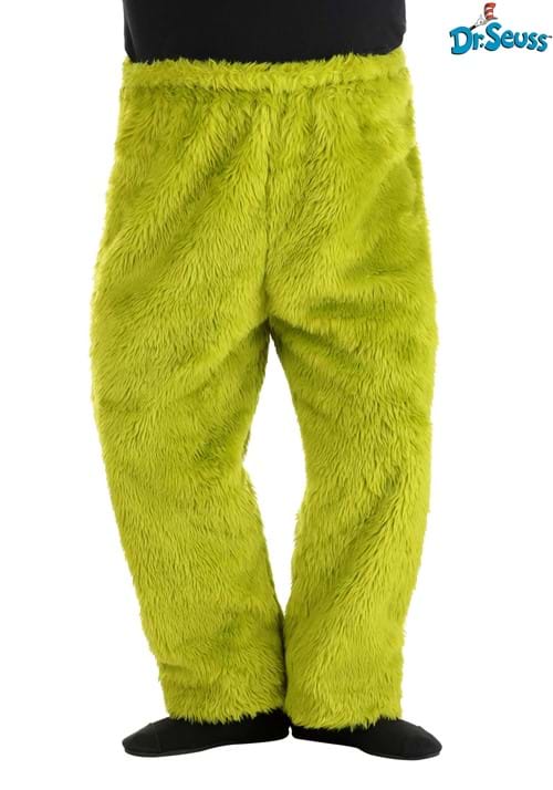 Dr. Seuss Grinch Adult Plus Fur Pants-1