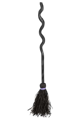 Witch Broom with Spiral Staff