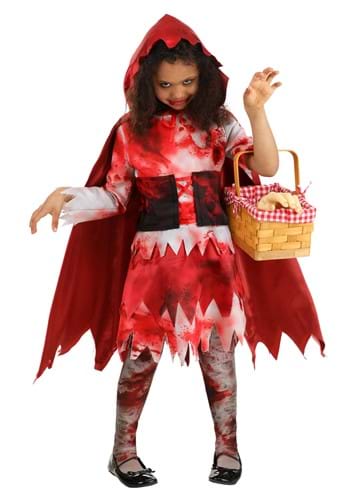 Girl's Red Riding Hood Zombie Costume