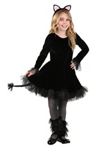 Kid's Precious Black Cat Costume Alt 2