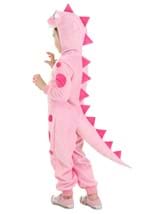 Girls Pink Dinosaur Onesie Toddler Costume Alt 1