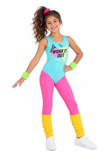 Totally 80s Workout Costume Girls Main 2