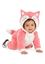 Baby's Pink Fox Onesie Costume Alt 1