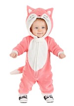 Baby's Pink Fox Onesie Costume Alt 4