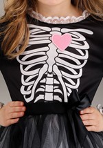 Kid's Skeleton Dress Costume Alt 1