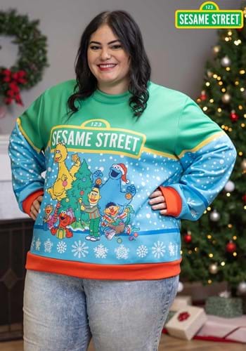 Adult Sesame Street Christmas Sweater