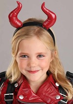 Leather Toddler Devil Costume Alt 1