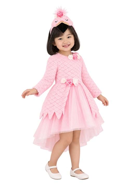 Girl's Toddler Tutu Flamingo Costume upd