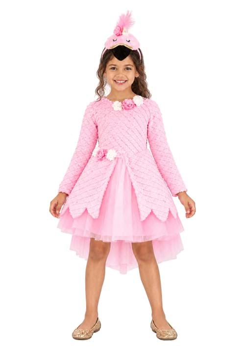 Tutu Flamingo Girls Costume New Main