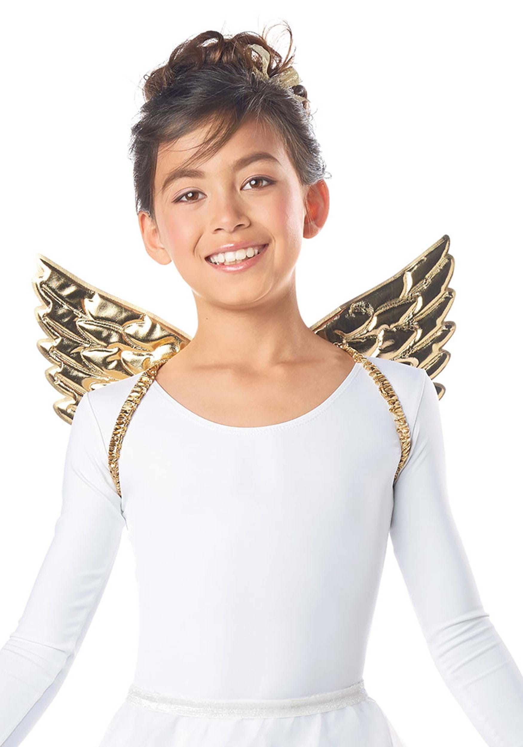 Adult Angel Wings Gold Print