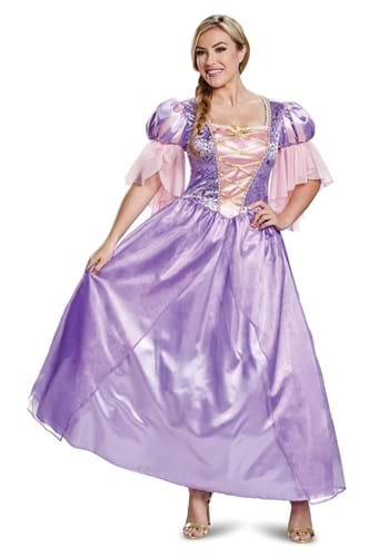 Tangled Womens Plus Size Deluxe Rapunzel Costume