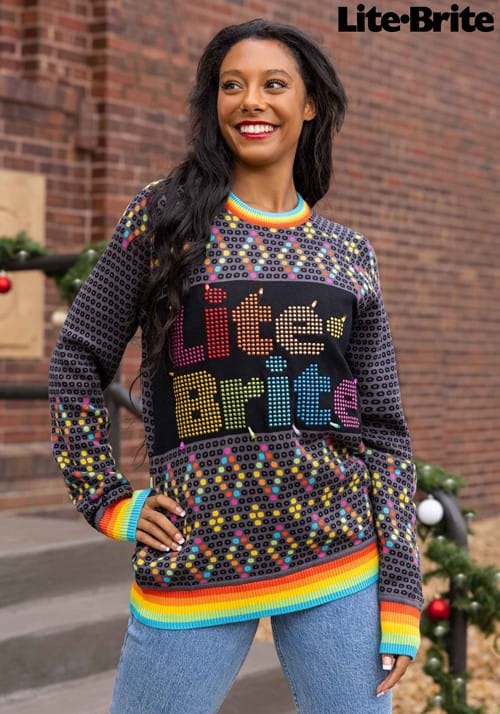 Adult Hasbro Lite Brite Sweater
