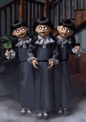 Evil Triplets Animatronic Decoration