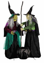 Stirring Up Trouble Animated Witch Decoration Alt 11