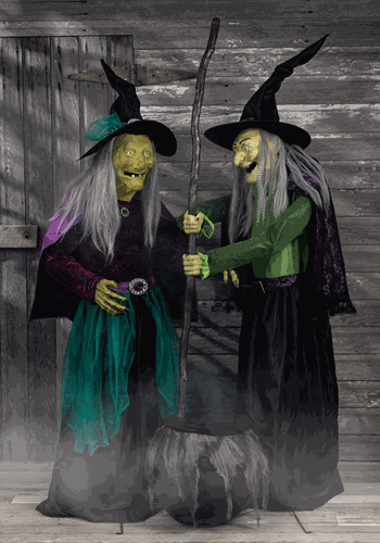 6.5FT Seasonal Visions International Animatronic Stirring Up