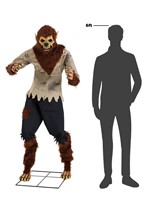 6 ft Feral Werewolf Animated Decoration Alt 11