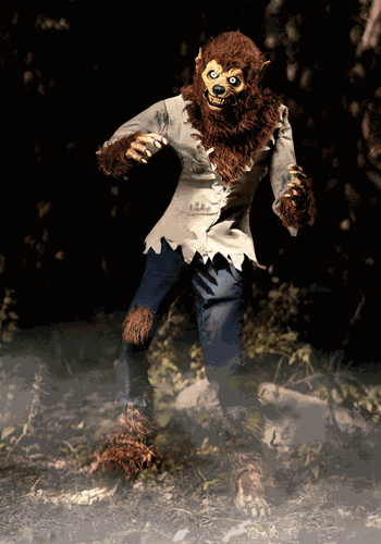 Feral Werewolf Animated Decoration-0
