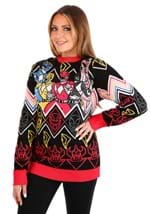 Heroic Pose Power Rangers Unisex Sweater for Adults Alt 4