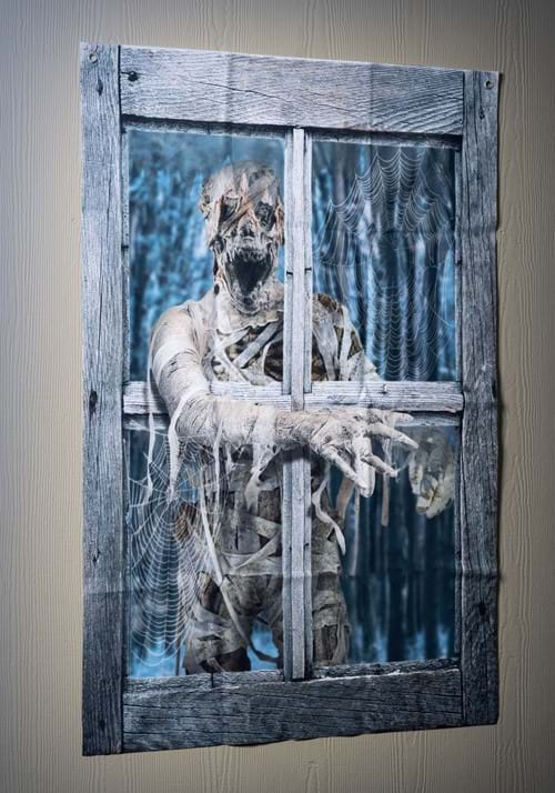 47 Inch Mummy Crashing the Window Printing Curtain