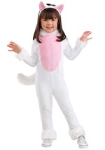 Big Tailed White Cat Toddler Costume 5