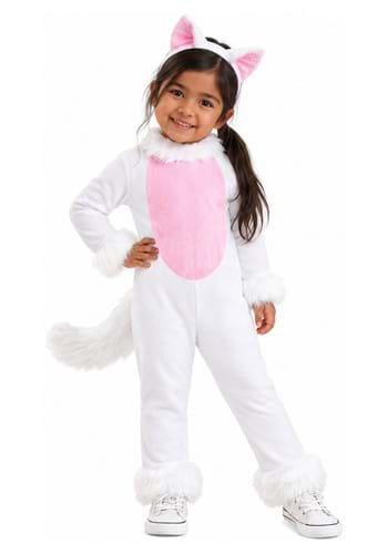 Big Tailed White Cat Toddler Costume upd